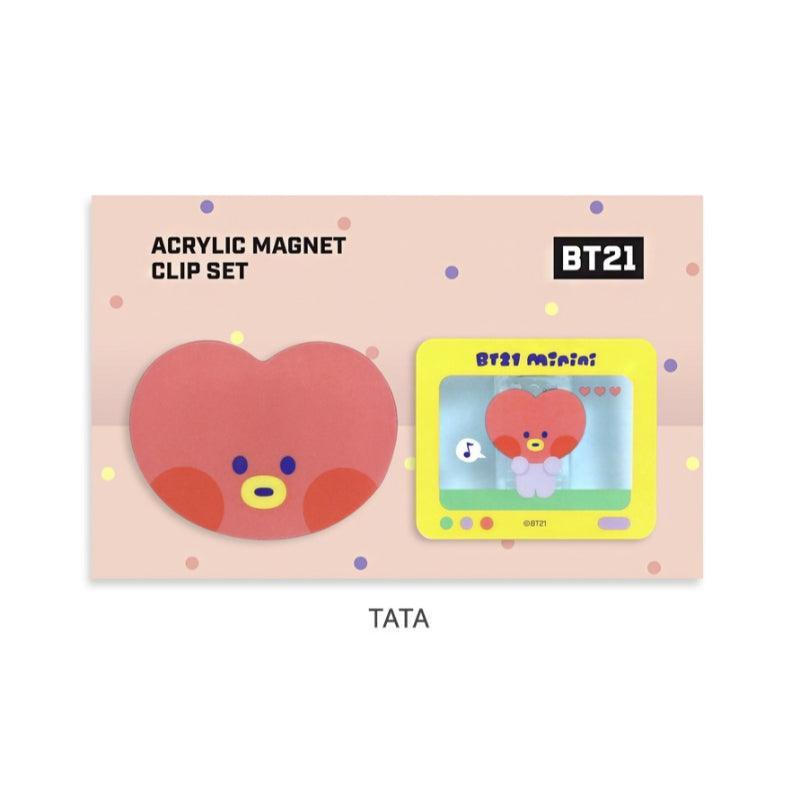 Monopoly x BT21 - Minini Acrylic Magnet Clip Set - Kgift.shop