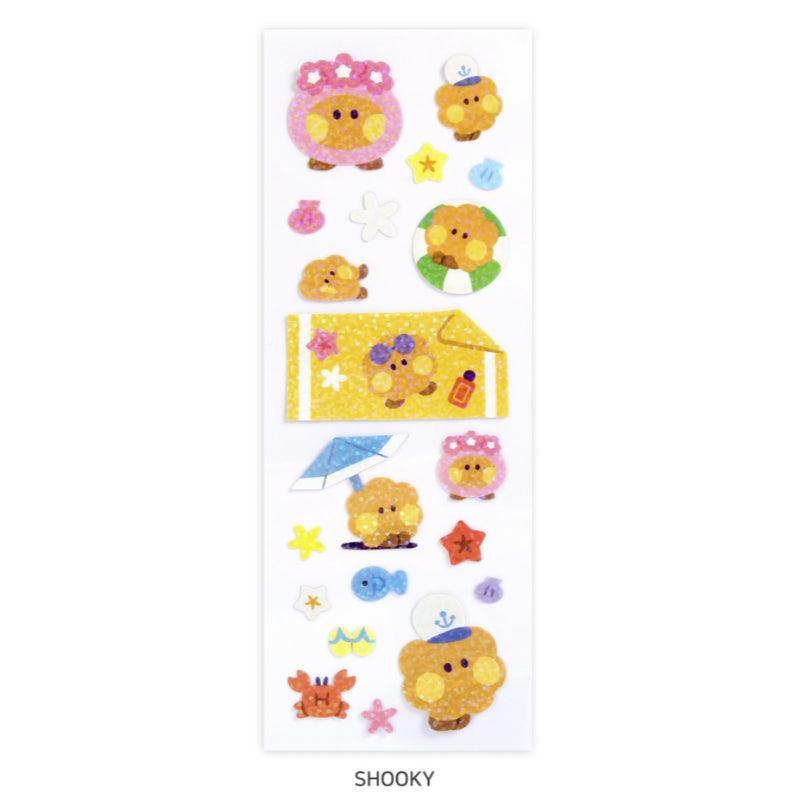 Monopoly x BT21 - Hologram Sticker - Summer Sky - Kgift.shop