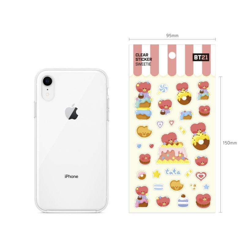 Monopoly x BT21 - Clear Sticker - Sweetie - Kgift.shop