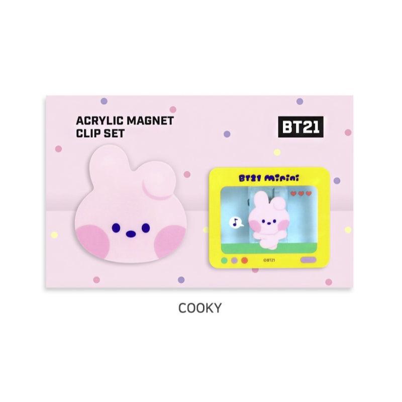 Monopoly x BT21 - Minini Acrylic Magnet Clip Set - Kgift.shop