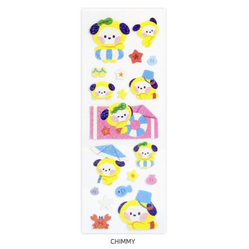 Monopoly x BT21 - Hologram Sticker - Summer Sky - Kgift.shop