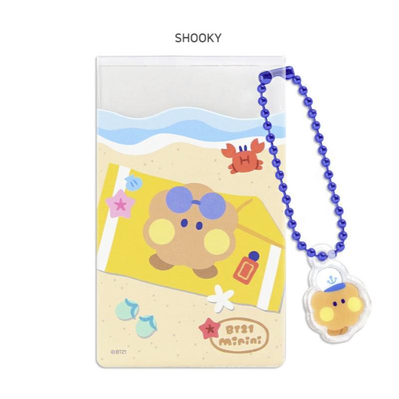 Monopoly x BT21 - Clear Card Pocket - Summer Sky - Kgift.shop