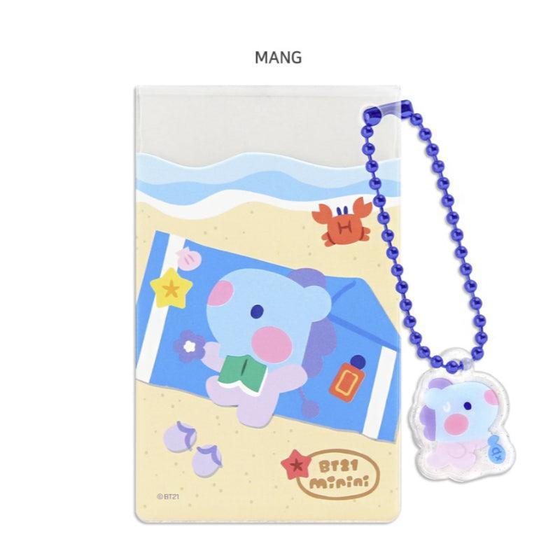 Monopoly x BT21 - Clear Card Pocket - Summer Sky - Kgift.shop