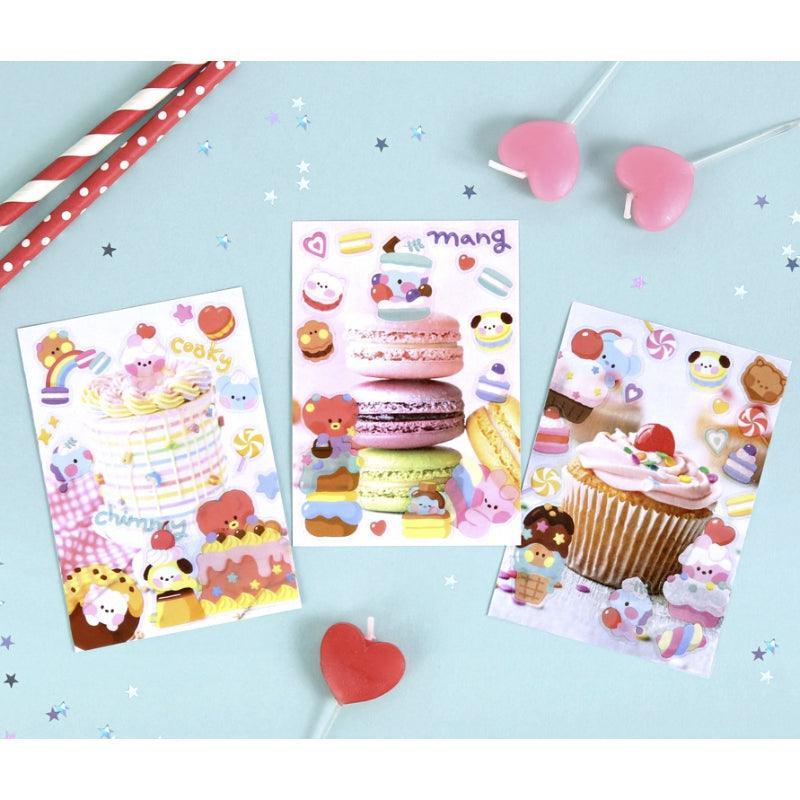 Monopoly x BT21 - Clear Sticker - Sweetie - Kgift.shop