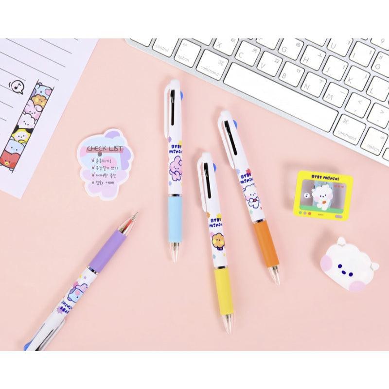Monopoly x BT21 - Minini 3-Color Ballpoint Pen - Kgift.shop