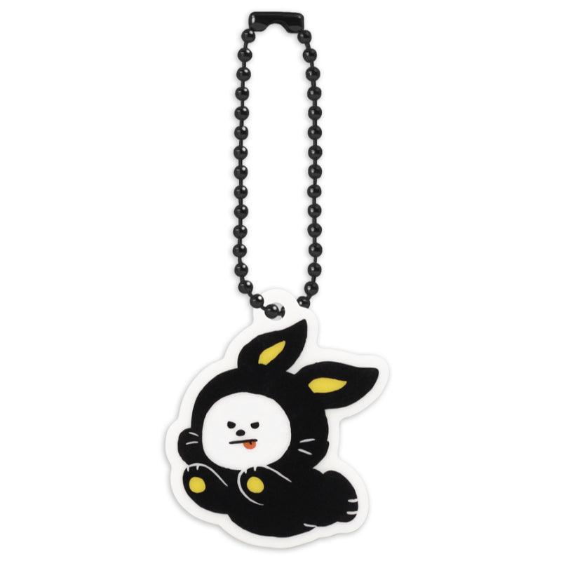 Monopoly x BT21 - Acrylic Simple Keyring - Black Rabbit - Kgift.shop
