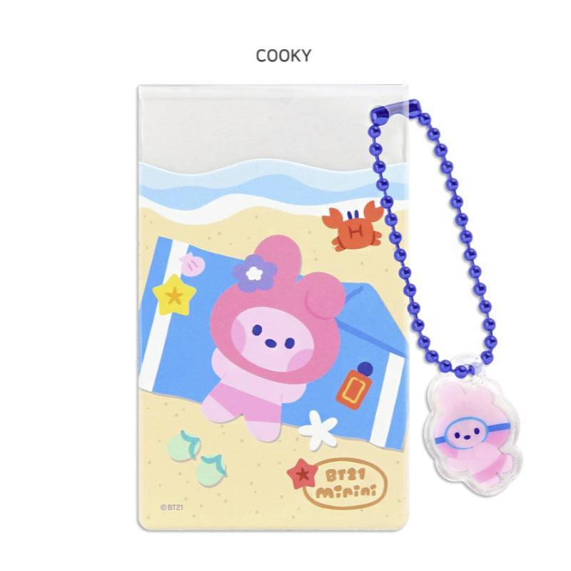 Monopoly x BT21 - Clear Card Pocket - Summer Sky - Kgift.shop
