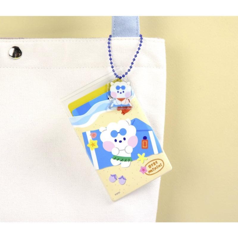 Monopoly x BT21 - Clear Card Pocket - Summer Sky - Kgift.shop