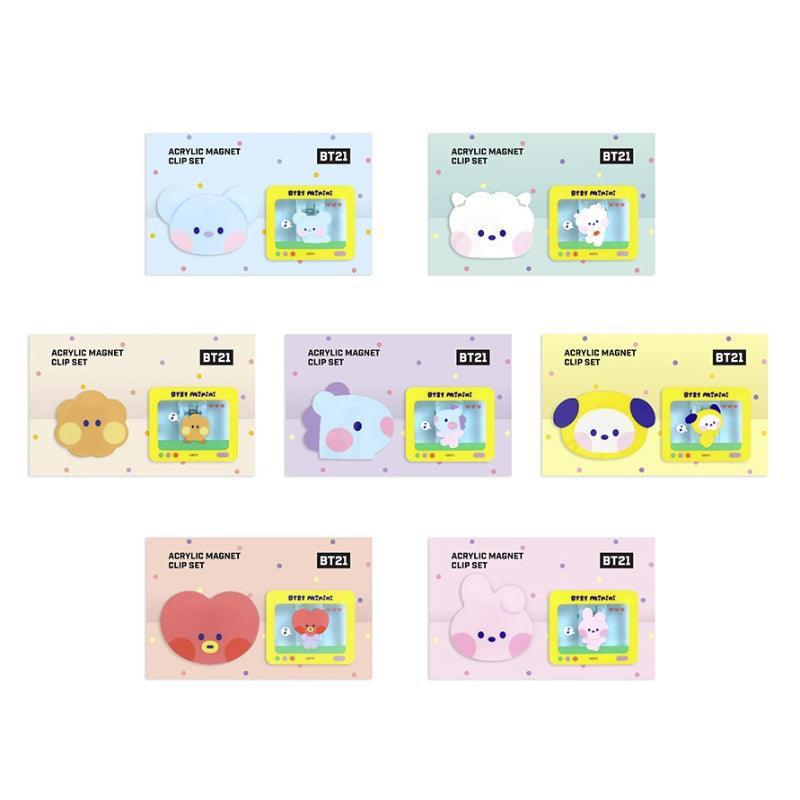 Monopoly x BT21 - Minini Acrylic Magnet Clip Set - Kgift.shop