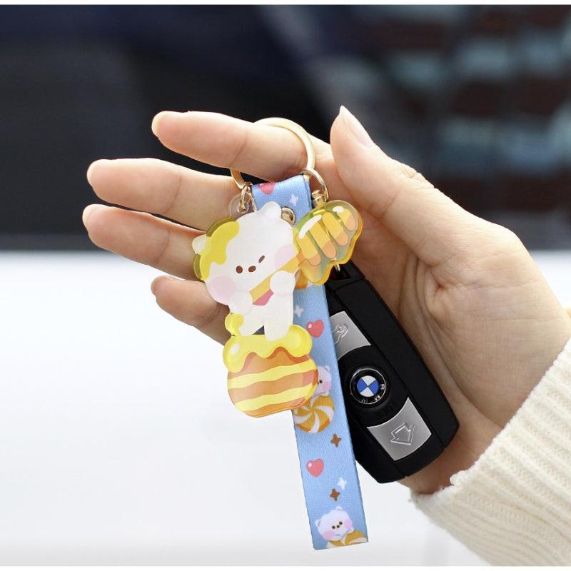 Monopoly x BT21 - Acrylic Strap Keyring - Sweetie - Kgift.shop