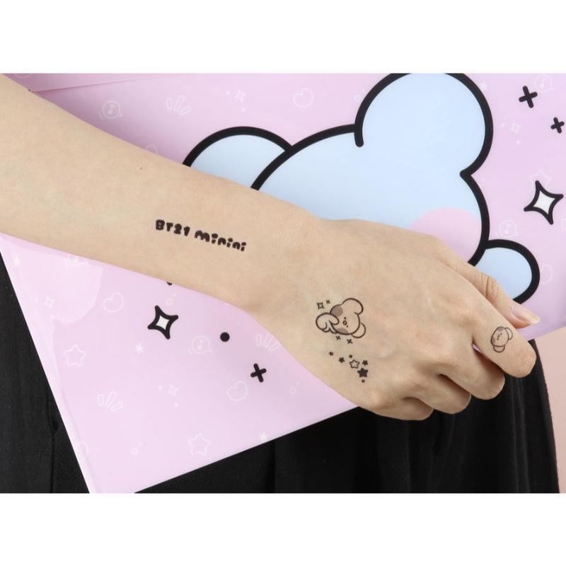 Monopoly x BT21 - Minini Tattoo Sticker - Kgift.shop