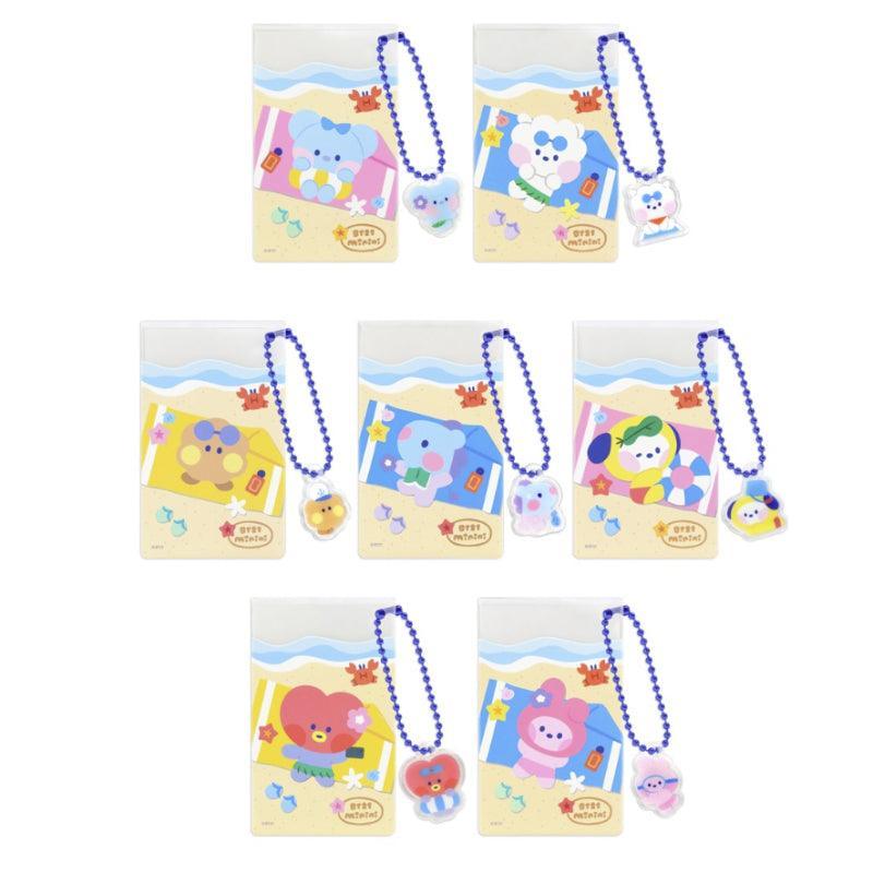 Monopoly x BT21 - Clear Card Pocket - Summer Sky - Kgift.shop