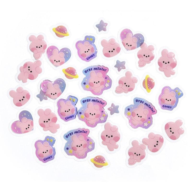 Monopoly x BT21 - Minini Flake Sticker - Kgift.shop