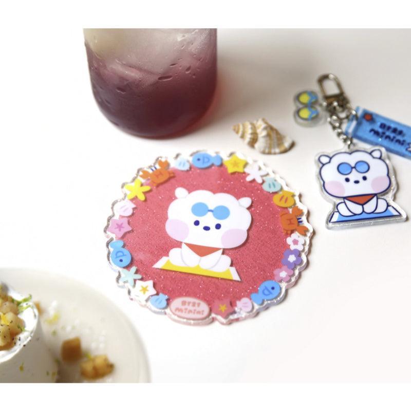 Monopoly x BT21 - Acrylic Coaster - Summer Sky - Kgift.shop