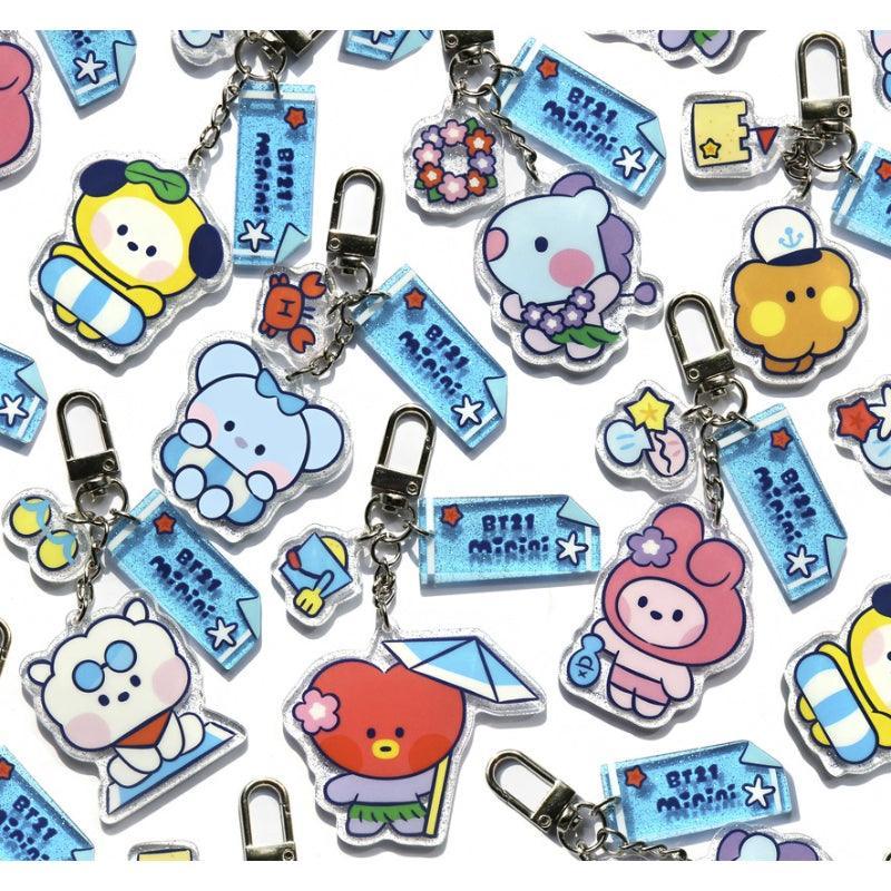 Monopoly x BT21 - Acrylic Keyring - Summer Sky - Kgift.shop