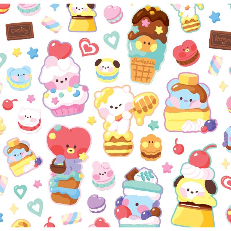 Monopoly x BT21 - Removable Sticker - Sweetie - Kgift.shop