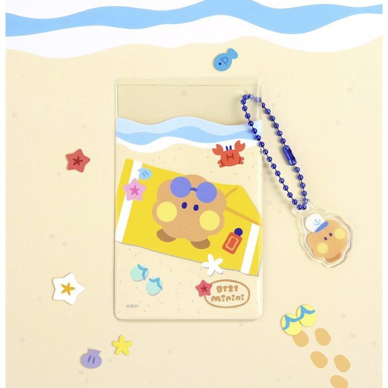 Monopoly x BT21 - Clear Card Pocket - Summer Sky - Kgift.shop