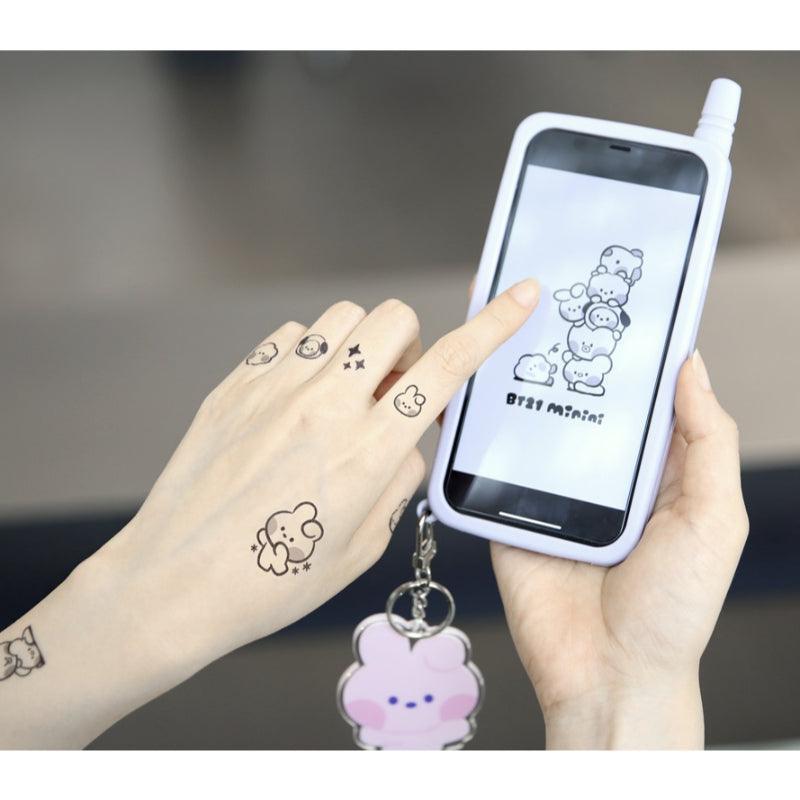 Monopoly x BT21 - Minini Tattoo Sticker - Kgift.shop