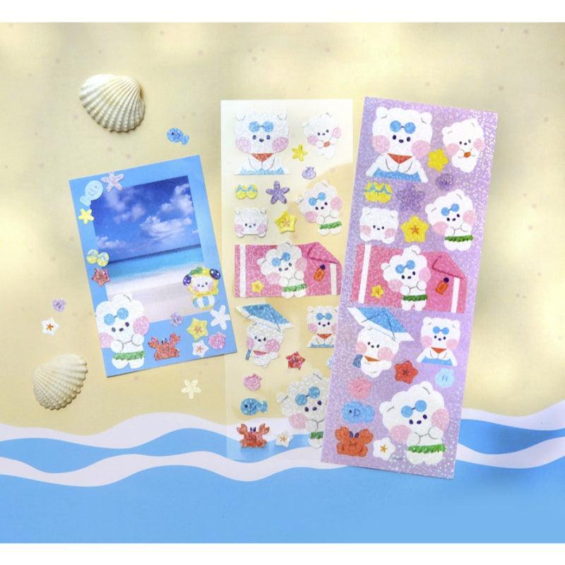 Monopoly x BT21 - Hologram Sticker - Summer Sky - Kgift.shop
