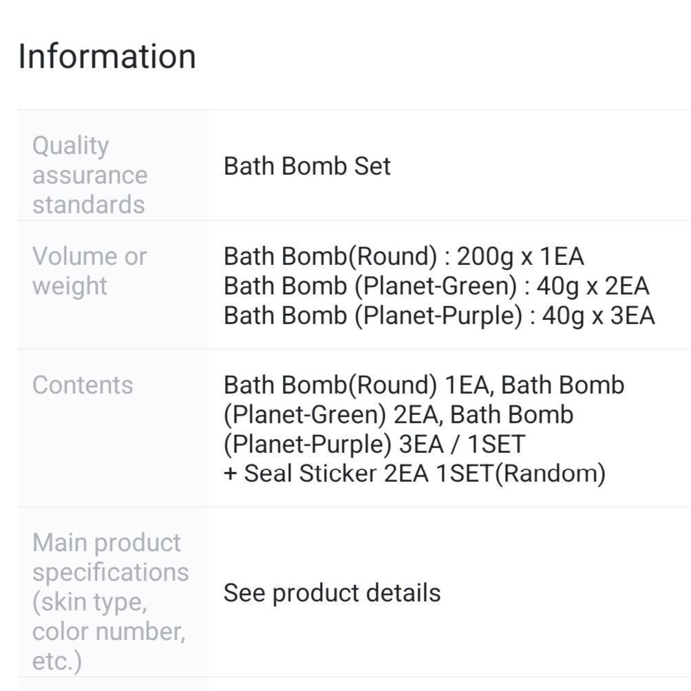 Bath Bomb Set Big Hit