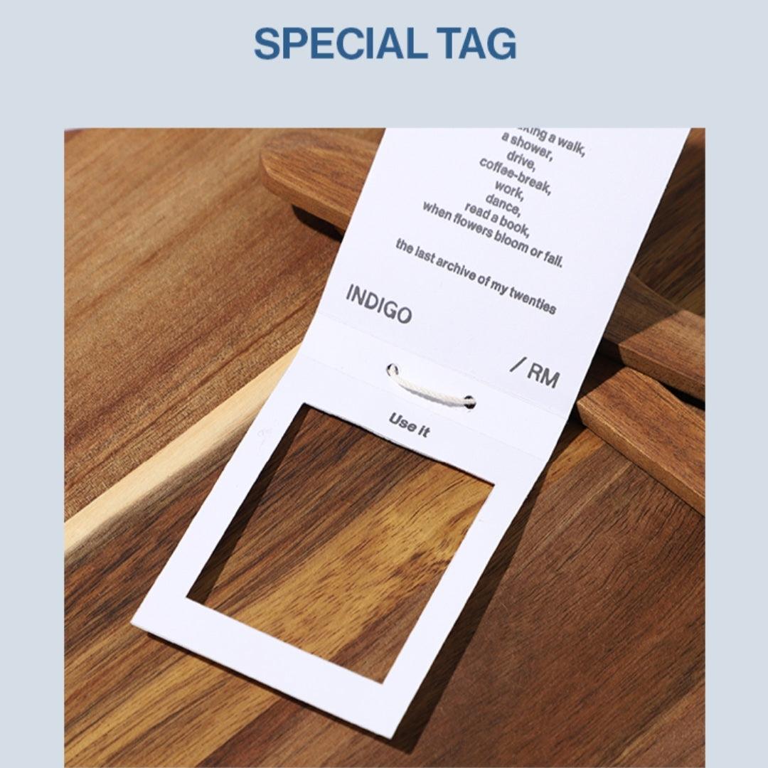 Rm Indigo Merch - Wood Plate - Kgift.shop