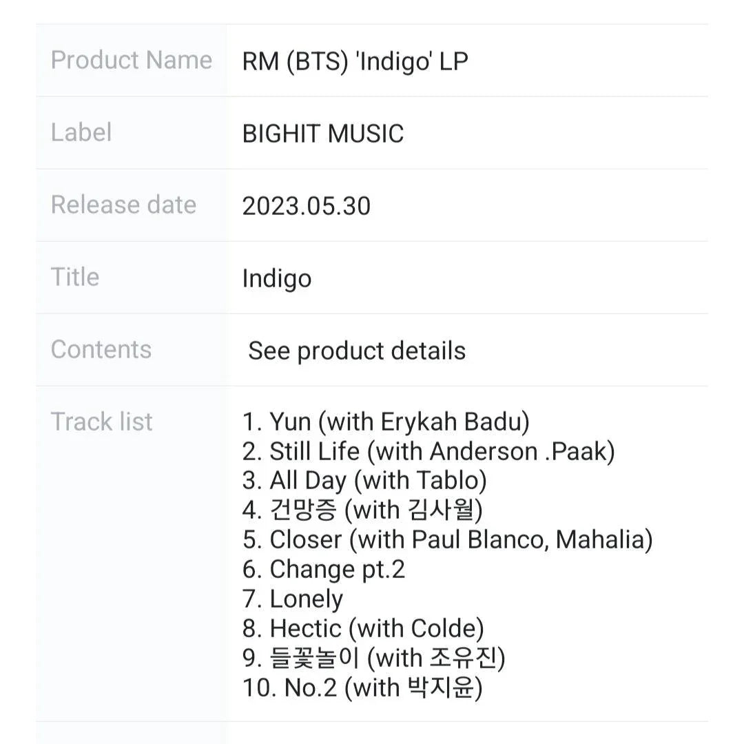 Indigo LP - Kgift.shop