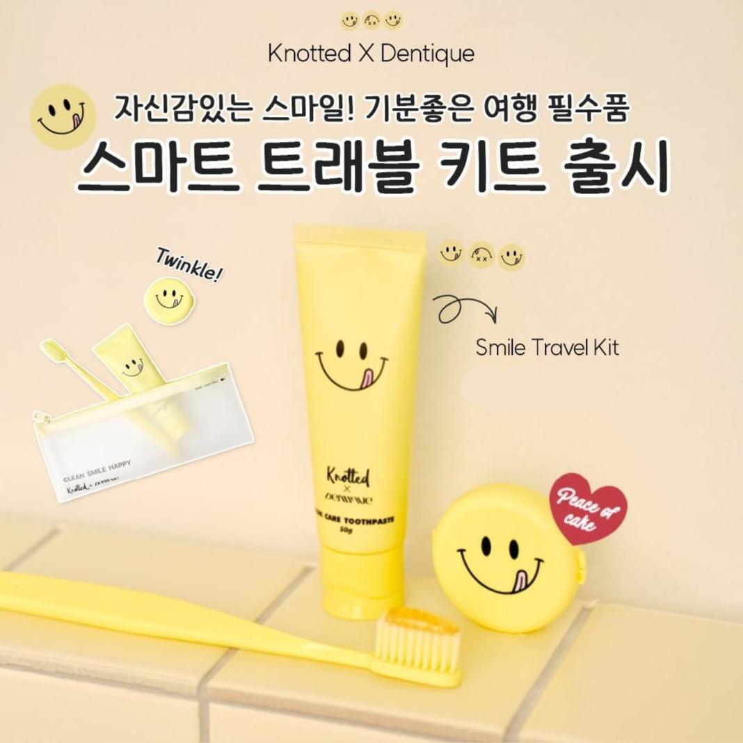 Dentique x Cafe Knotted Smile Travel Set - Kgift.shop