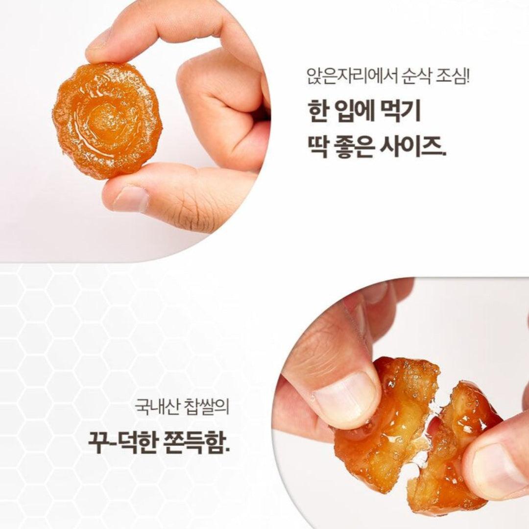 Traditional Korean Honey Cookies Yakgwa Seen on Jinny's Kitchen