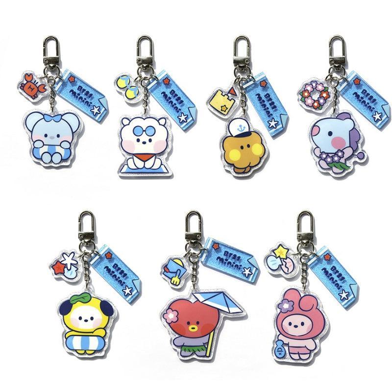 Monopoly x BT21 - Acrylic Keyring - Summer Sky - Kgift.shop