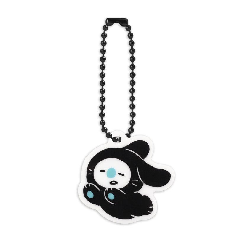 Monopoly x BT21 - Acrylic Simple Keyring - Black Rabbit - Kgift.shop