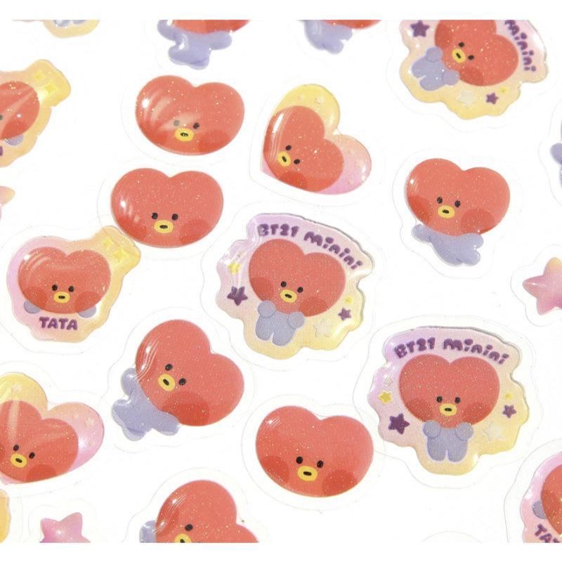 Monopoly x BT21 - Minini Flake Sticker - Kgift.shop