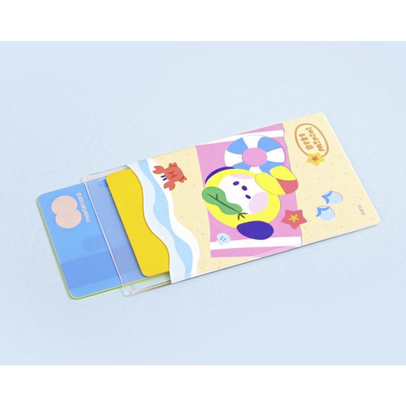 Monopoly x BT21 - Clear Card Pocket - Summer Sky - Kgift.shop