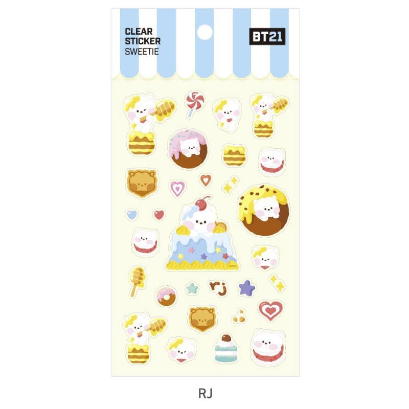 Monopoly x BT21 - Clear Sticker - Sweetie - Kgift.shop