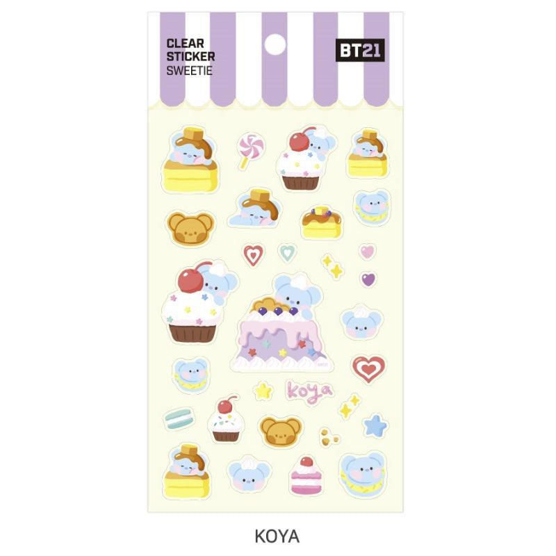 Monopoly x BT21 - Clear Sticker - Sweetie - Kgift.shop