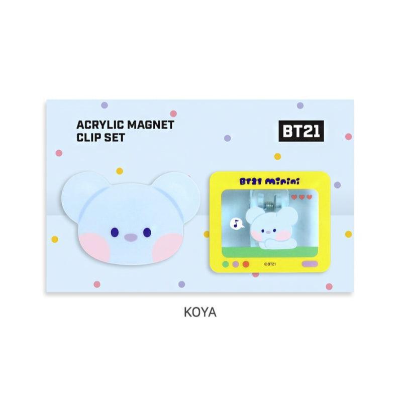 Monopoly x BT21 - Minini Acrylic Magnet Clip Set - Kgift.shop