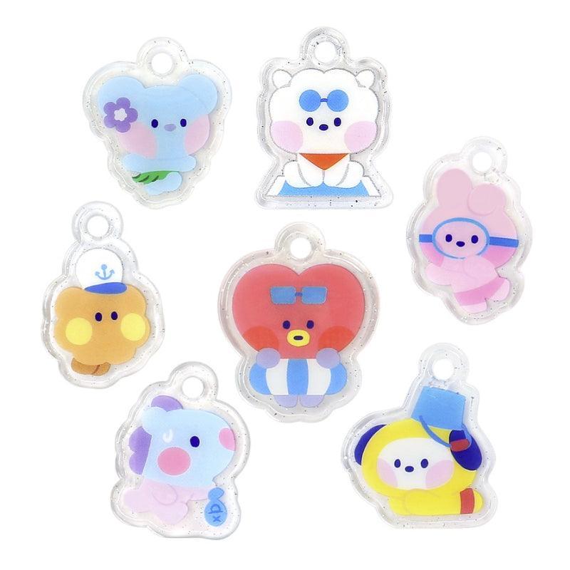Monopoly x BT21 - Clear Card Pocket - Summer Sky - Kgift.shop