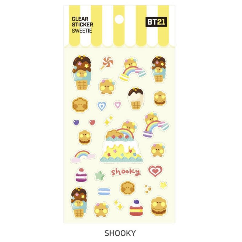 Monopoly x BT21 - Clear Sticker - Sweetie - Kgift.shop