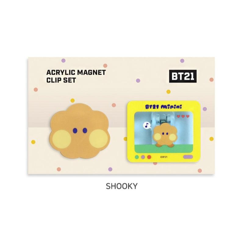 Monopoly x BT21 - Minini Acrylic Magnet Clip Set - Kgift.shop