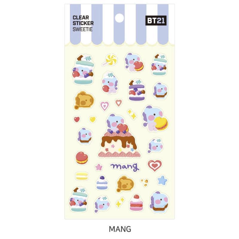Monopoly x BT21 - Clear Sticker - Sweetie - Kgift.shop