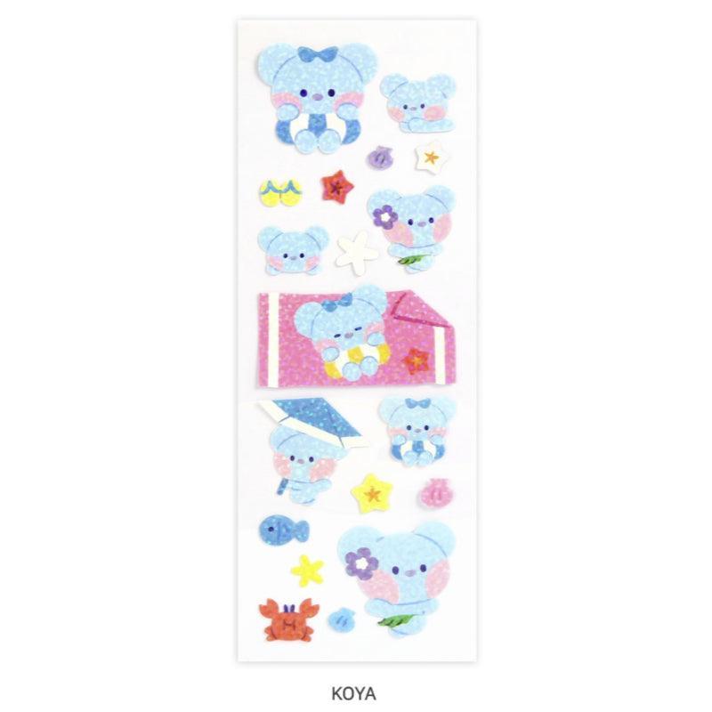 Monopoly x BT21 - Hologram Sticker - Summer Sky - Kgift.shop