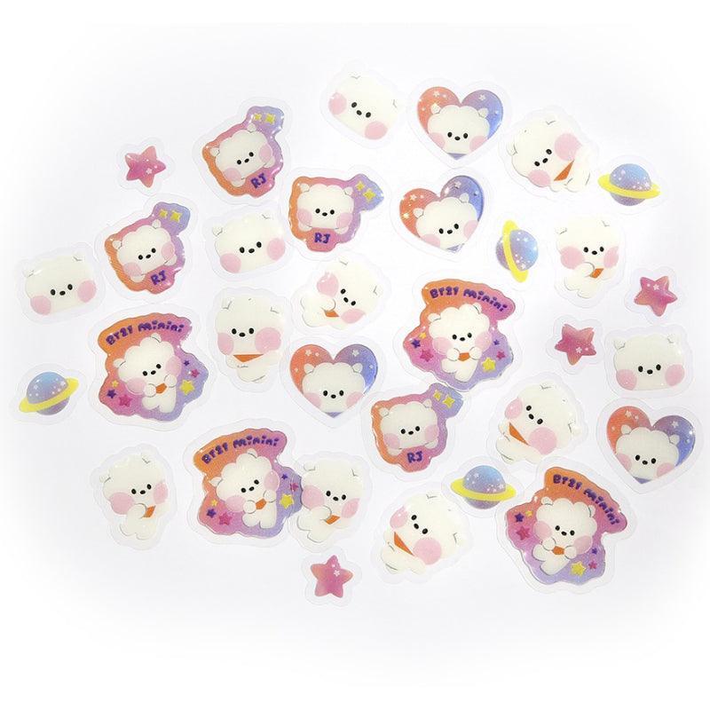 Monopoly x BT21 - Minini Flake Sticker - Kgift.shop