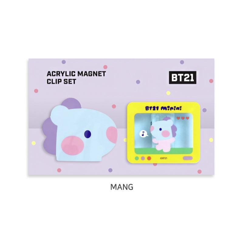 Monopoly x BT21 - Minini Acrylic Magnet Clip Set - Kgift.shop