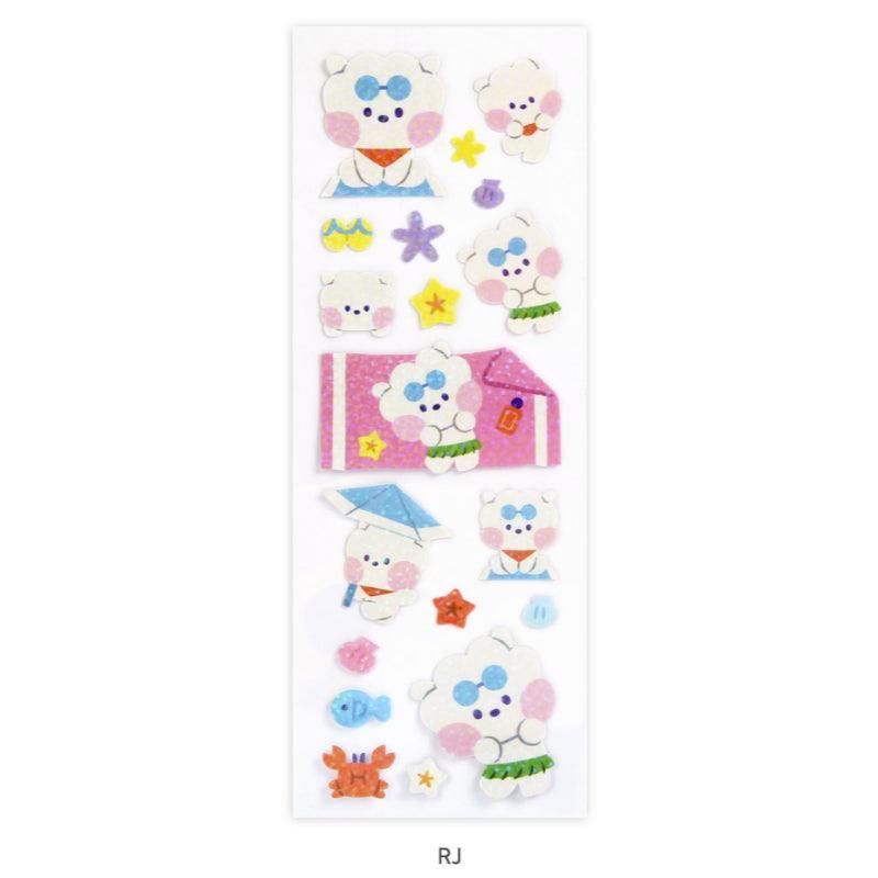 Monopoly x BT21 - Hologram Sticker - Summer Sky - Kgift.shop