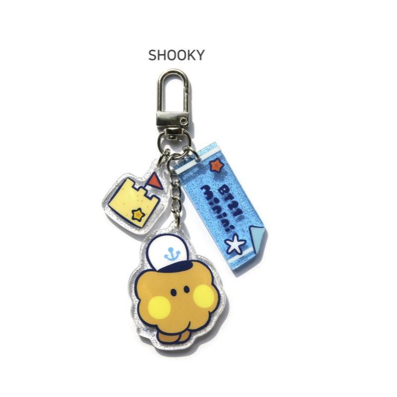 Monopoly x BT21 - Acrylic Keyring - Summer Sky - Kgift.shop