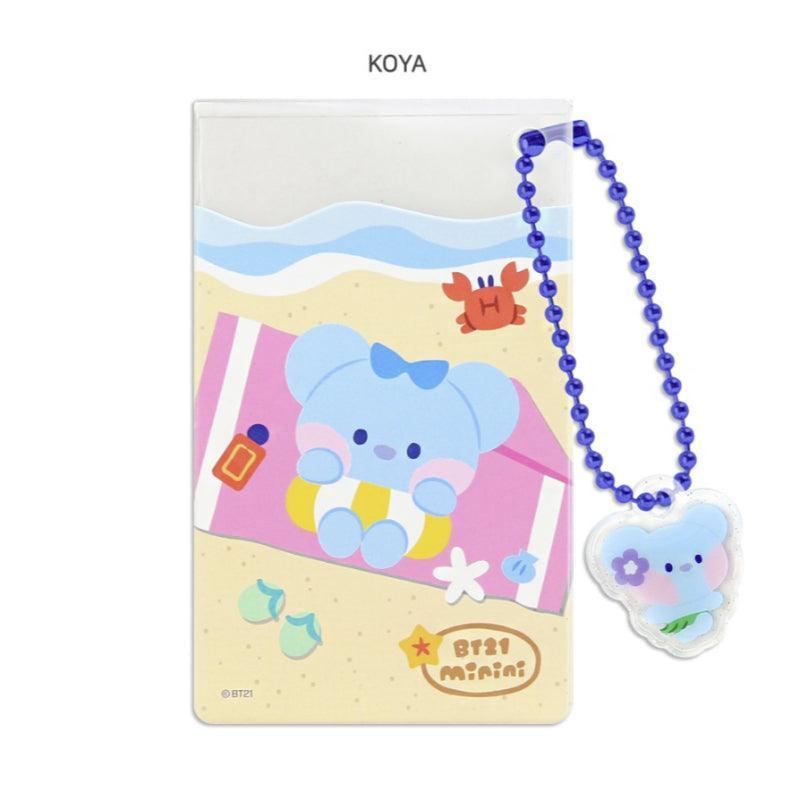 Monopoly x BT21 - Clear Card Pocket - Summer Sky - Kgift.shop