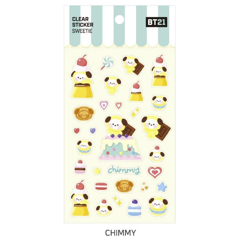 Monopoly x BT21 - Clear Sticker - Sweetie - Kgift.shop