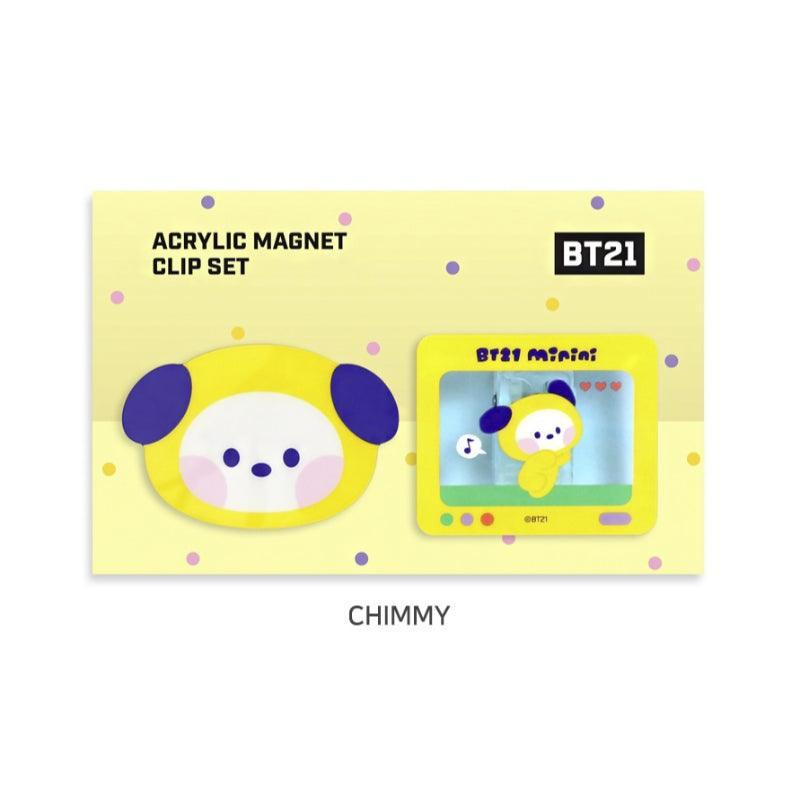 Monopoly x BT21 - Minini Acrylic Magnet Clip Set - Kgift.shop
