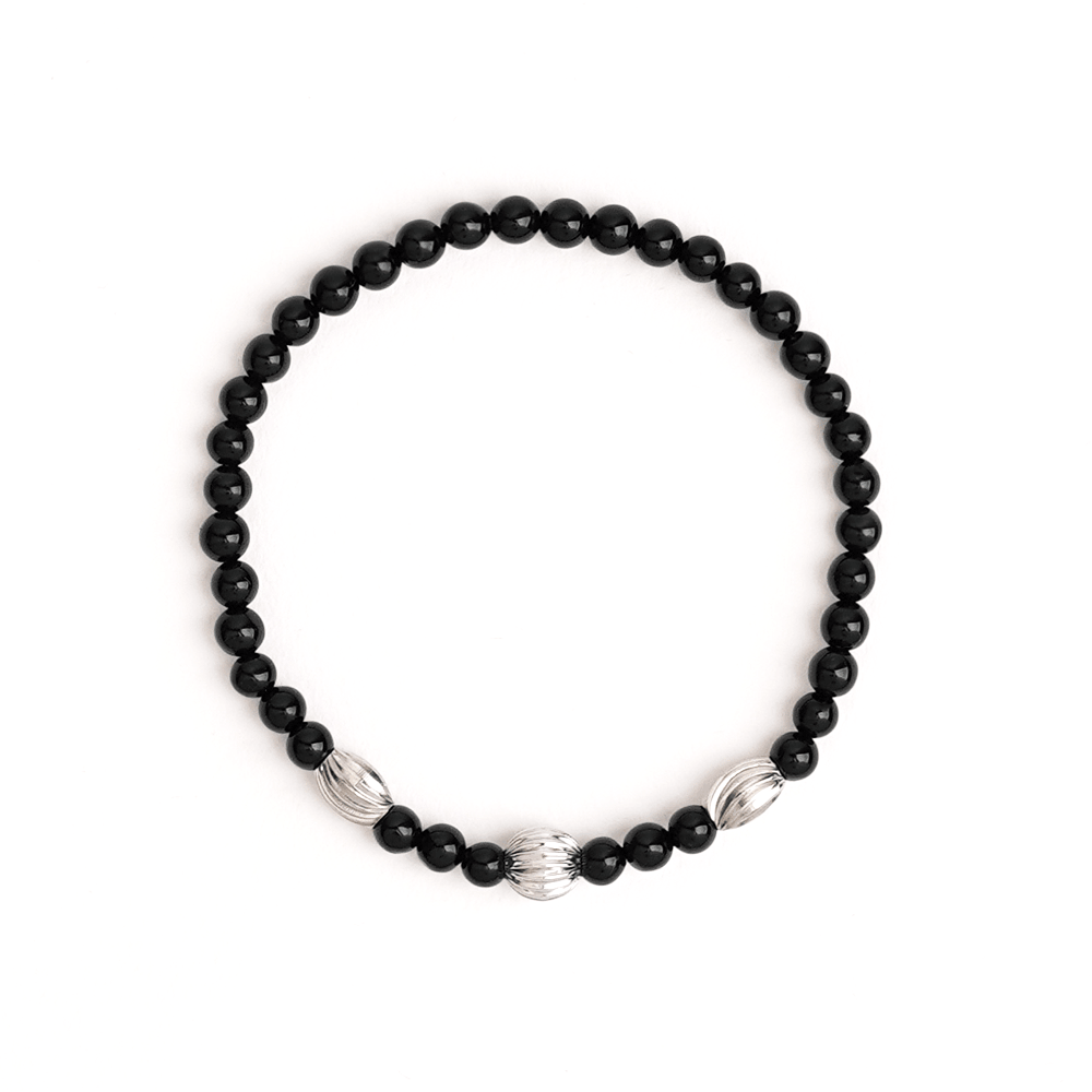 Delixir Thin Onyx Layered Bracelet JK Pick! - Kgift.shop
