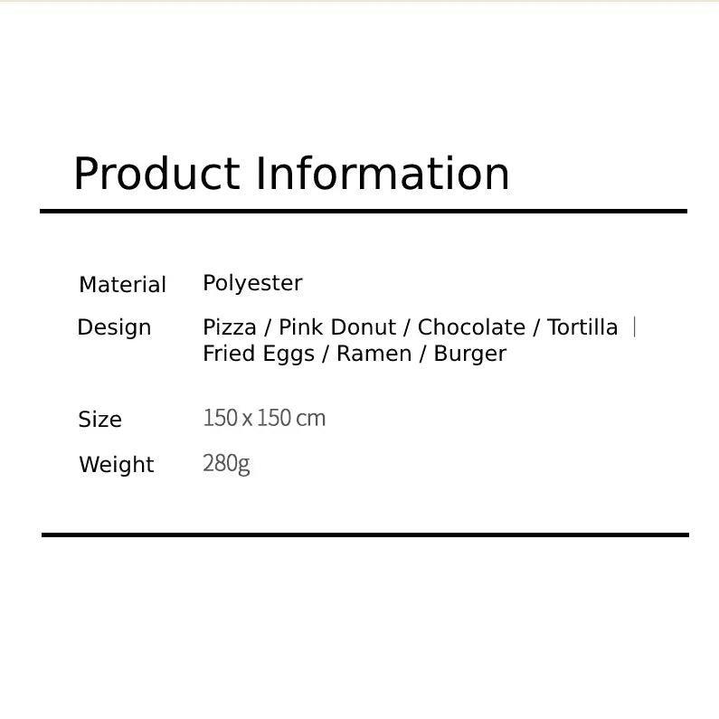 Warm and Comfortable Food Blanket DeDerit