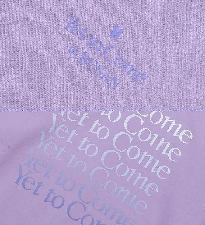 Yet To Come in Busan Zip Up Hoodie (Lavender) Big Hit